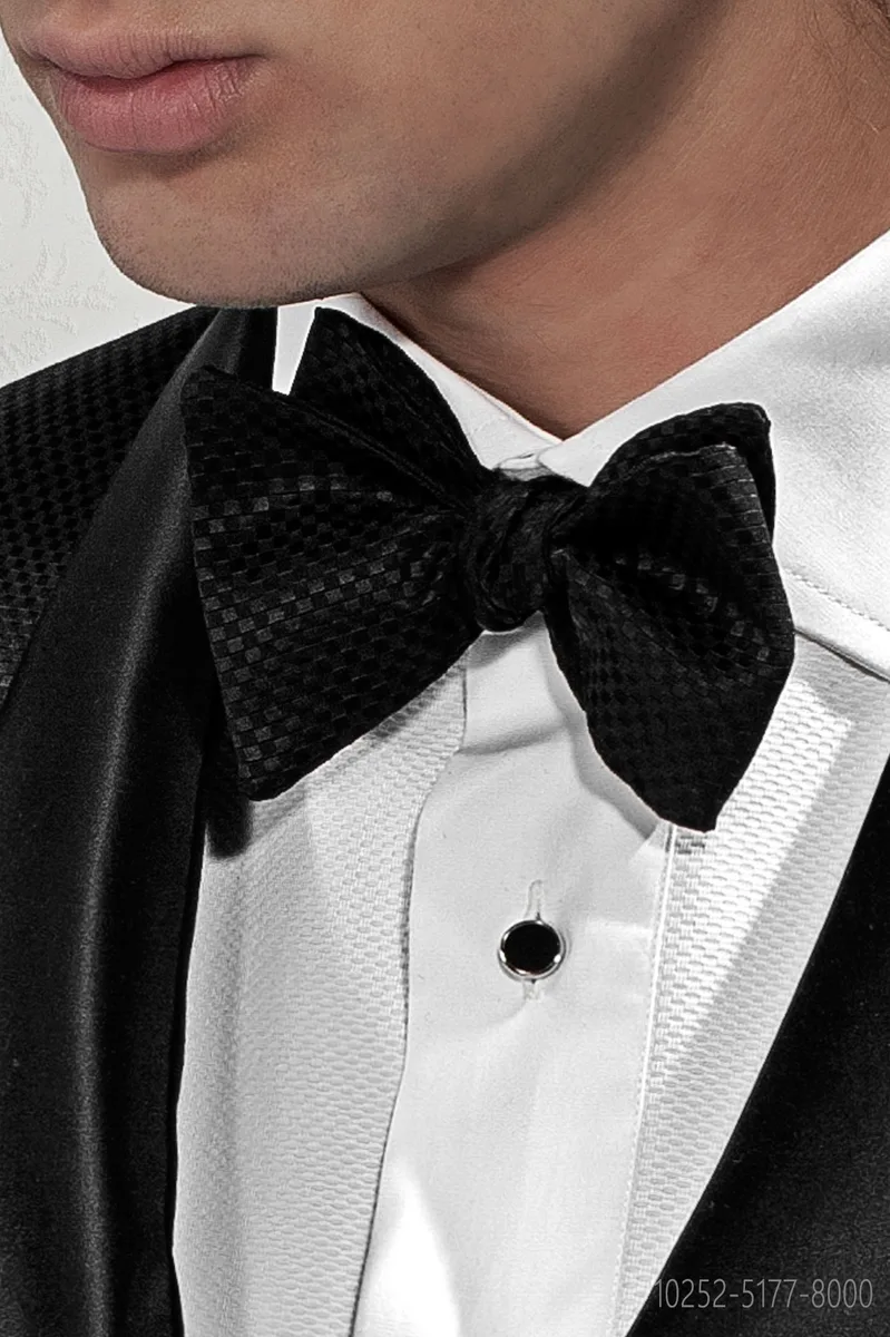 Black Self-Tie Bow-Tie