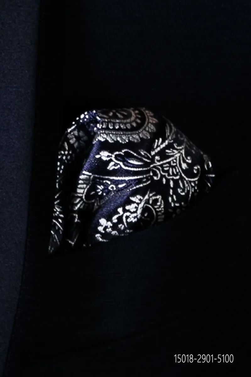 Einstecktuch Paisley-Design aus reiner Seide