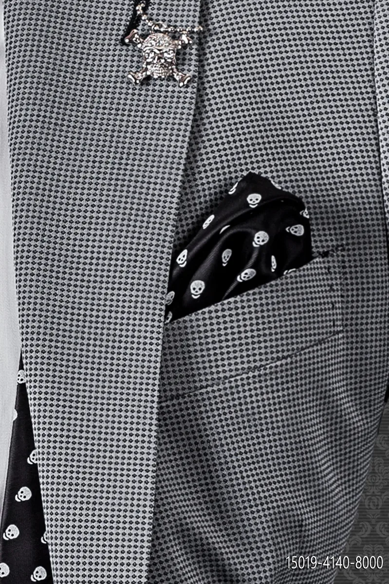 Skull Print Handkerchief