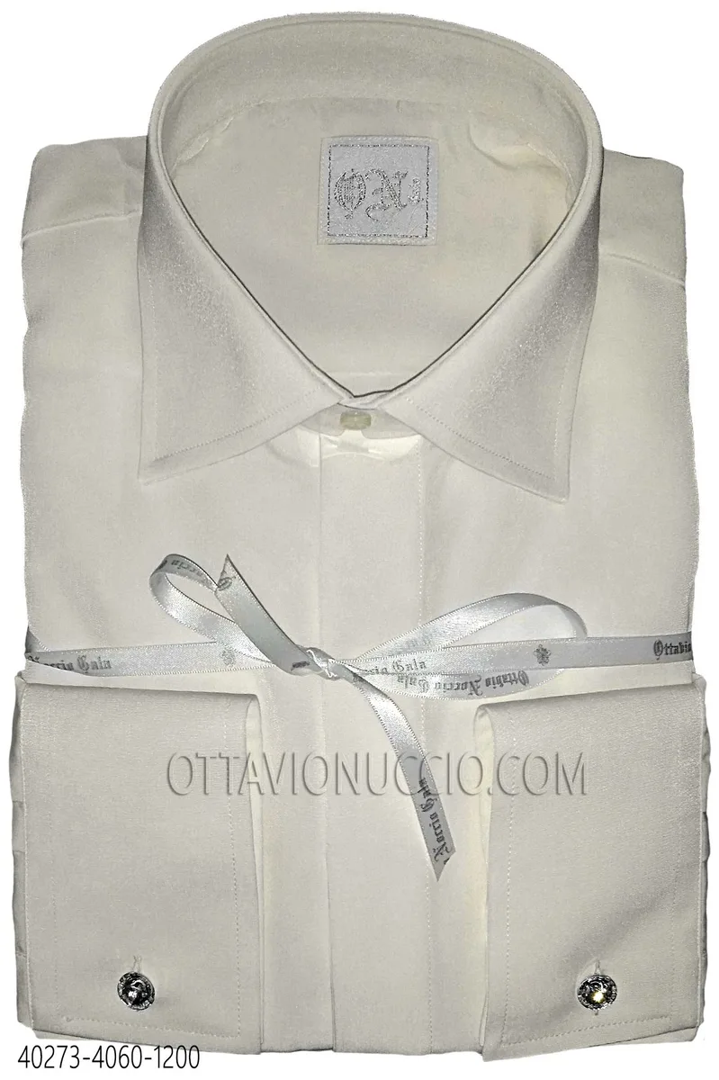Camisa microfibra marfil