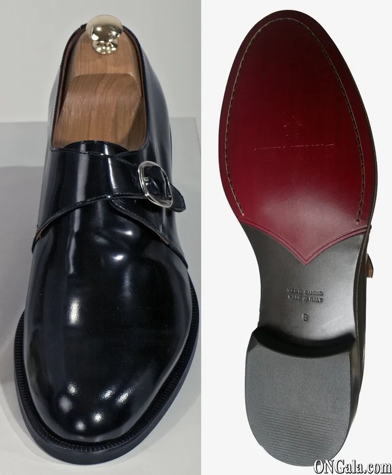 Side Buckle Derby Shoes