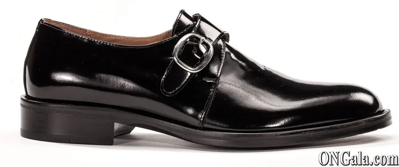 Side Buckle Derby Shoes