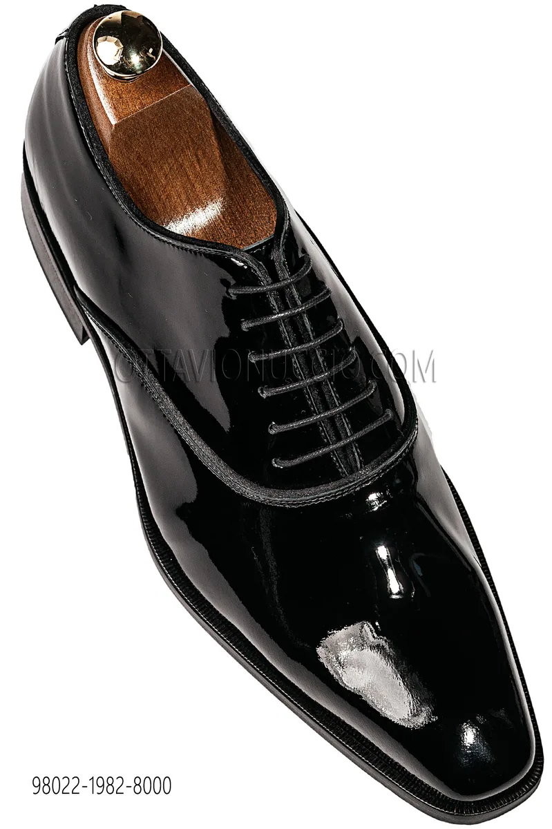 Zapato Francesina charol negro