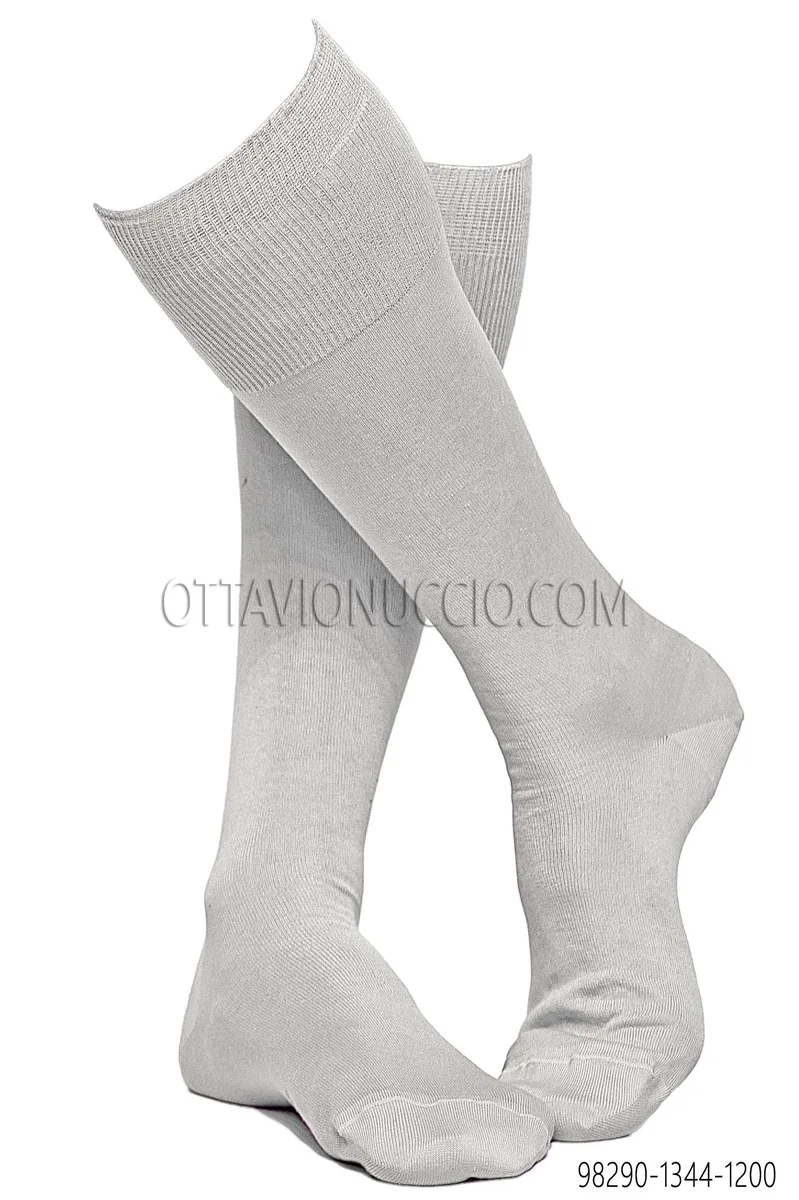 Calcetines en algodón marfil