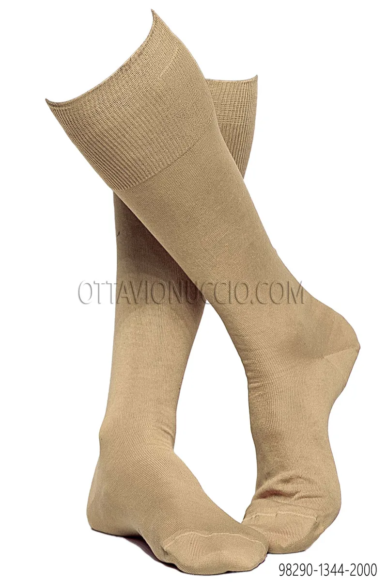 Yellow cotton socks