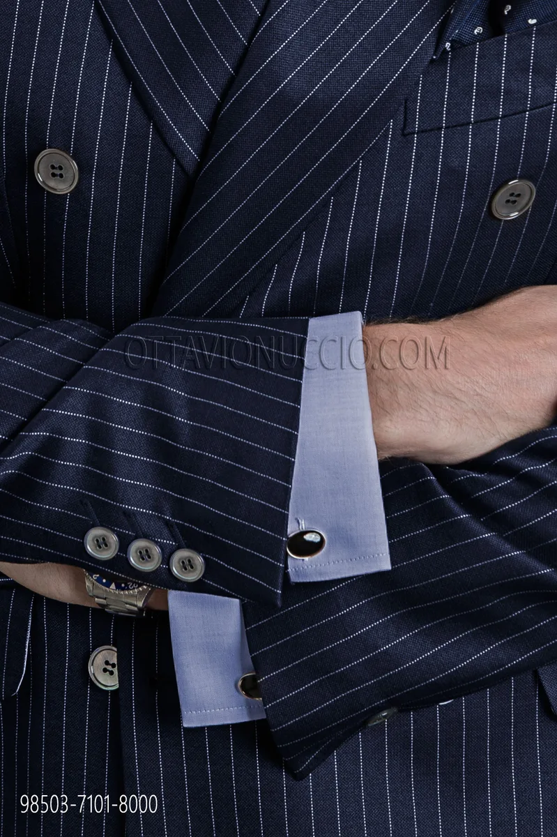 Enamel Oval Cufflinks in Black