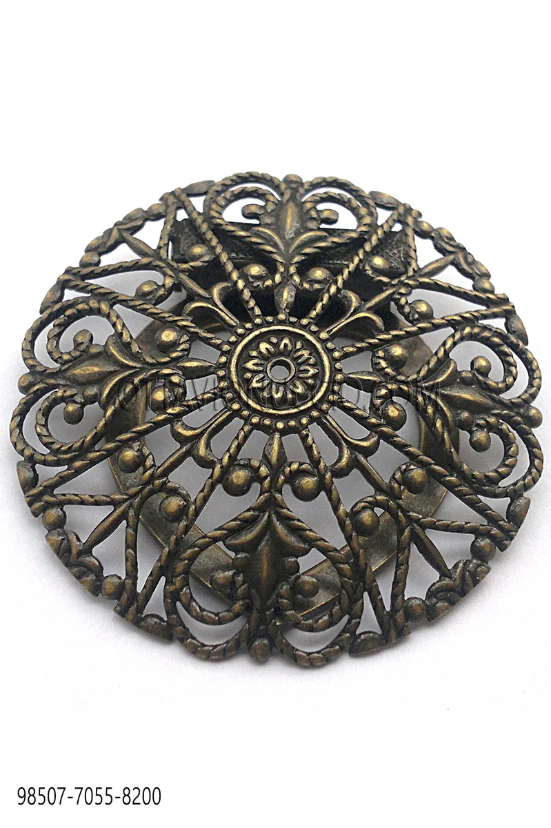 Antikgoldfarbene Brosche