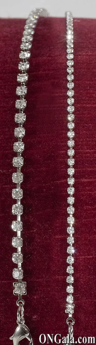 Clear Embellished Chain