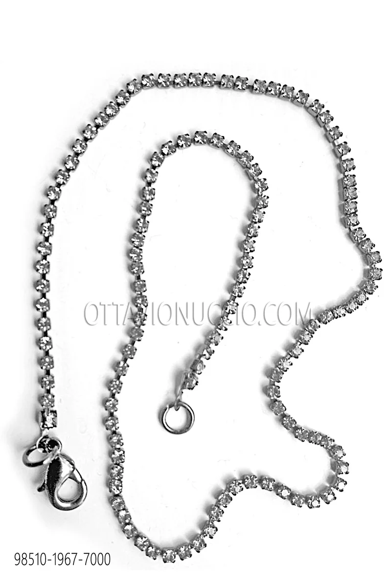 Clear Embellished Chain