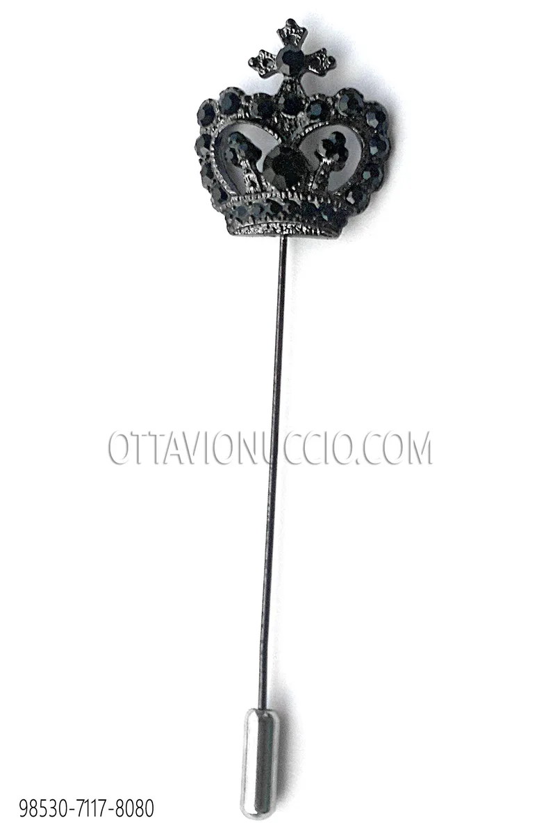 Tie Pin with Rhinestones