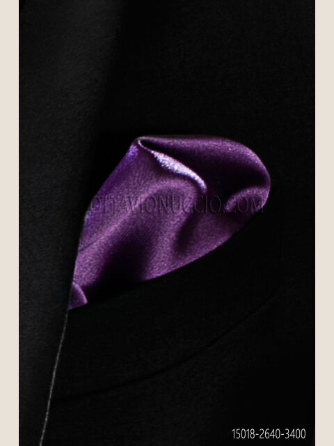 Fazzoletto in raso violetto