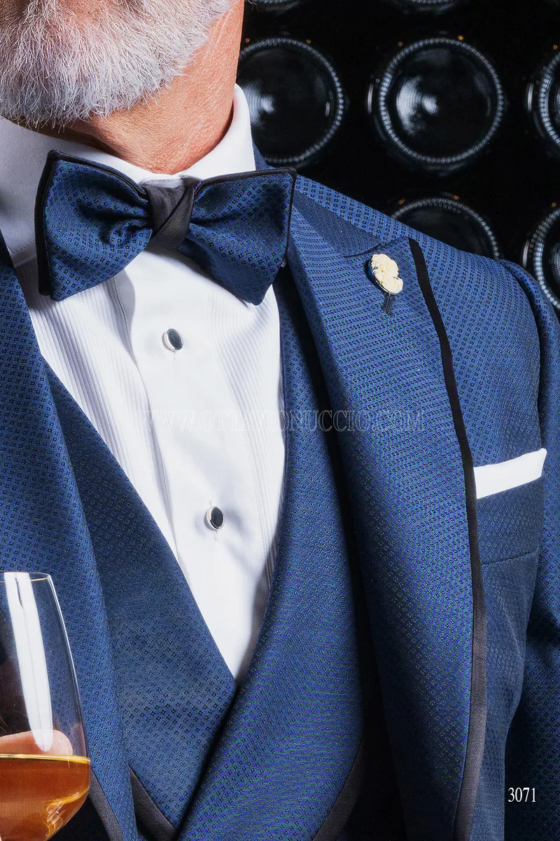 Esmoquin azul para eventos de gala – Accesorios